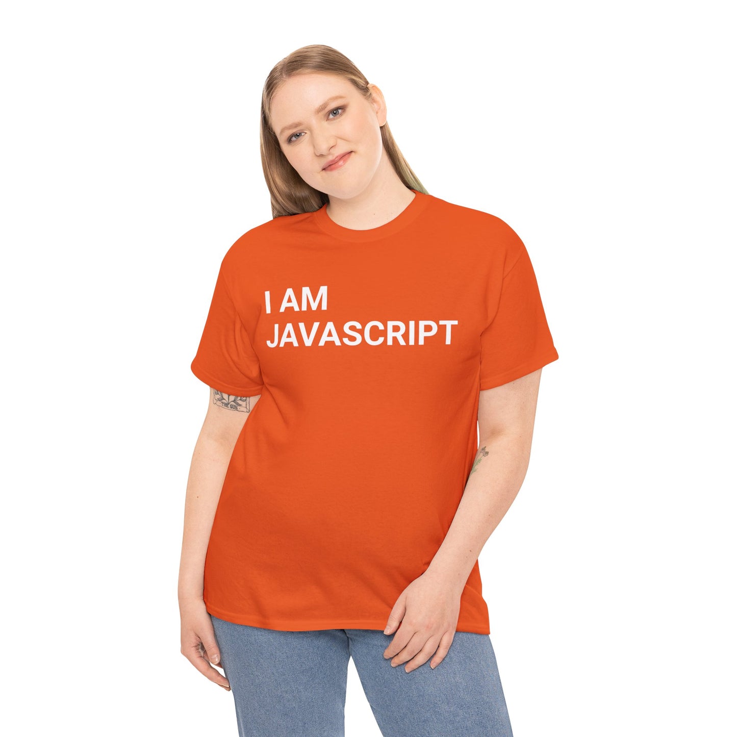 I am JavaScript Cotton Tee