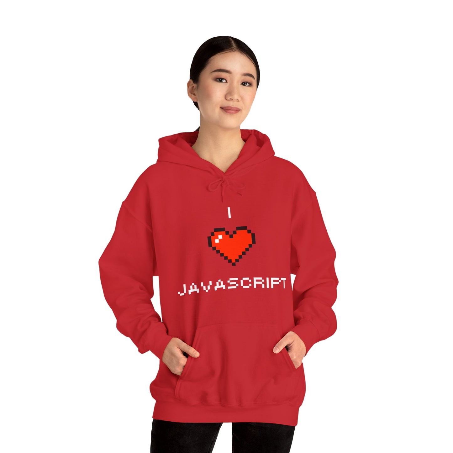 I Heart JavaScript Unisex Hoodie