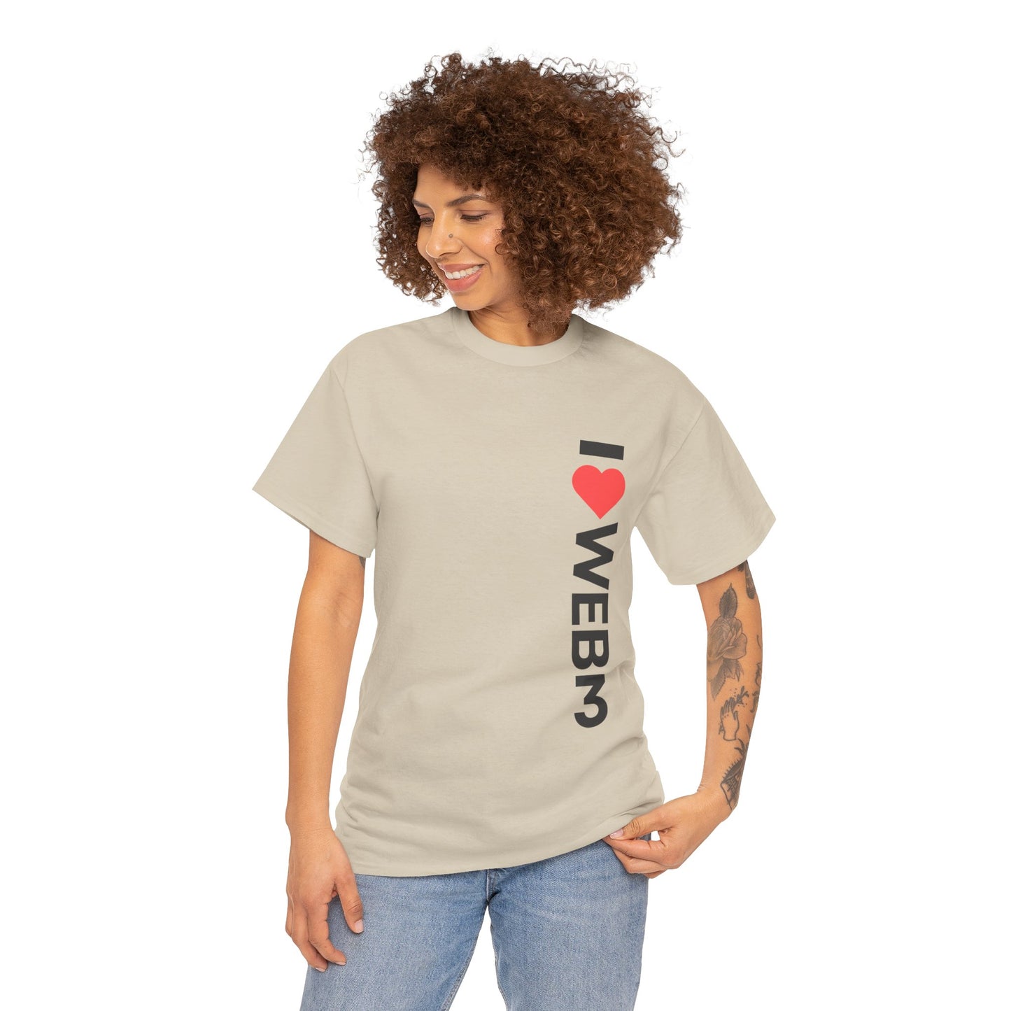 I <3 WEB3 Cotton Tee
