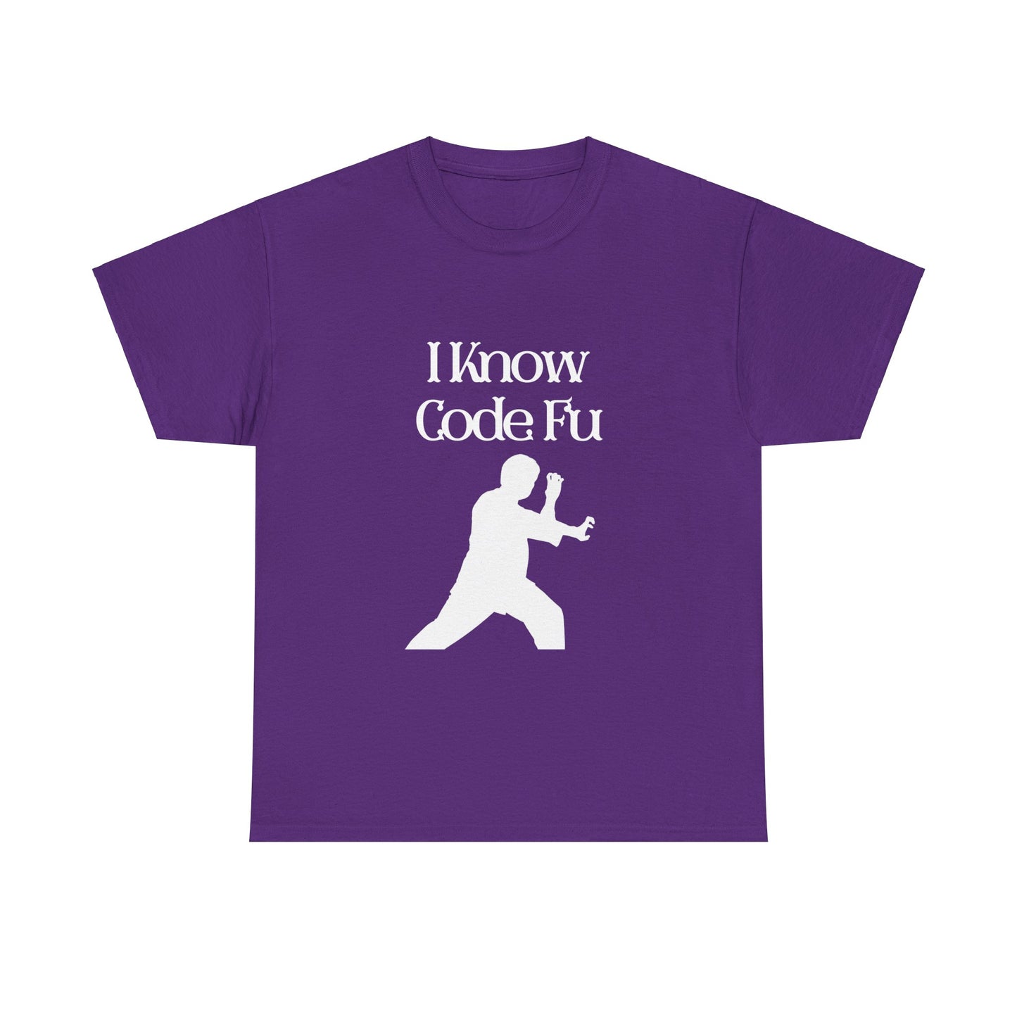 I Know Code Fu Cotton Tee