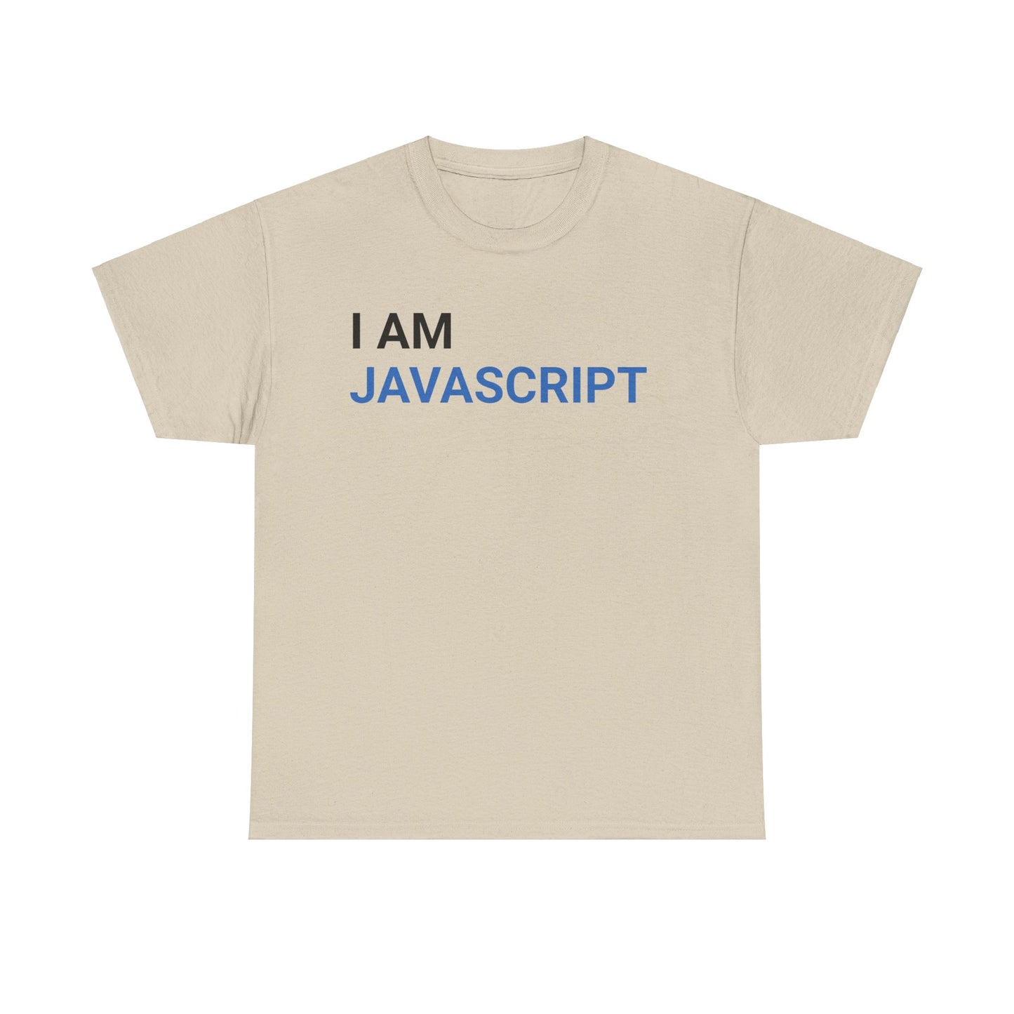 I am JavaScript Cotton Tee