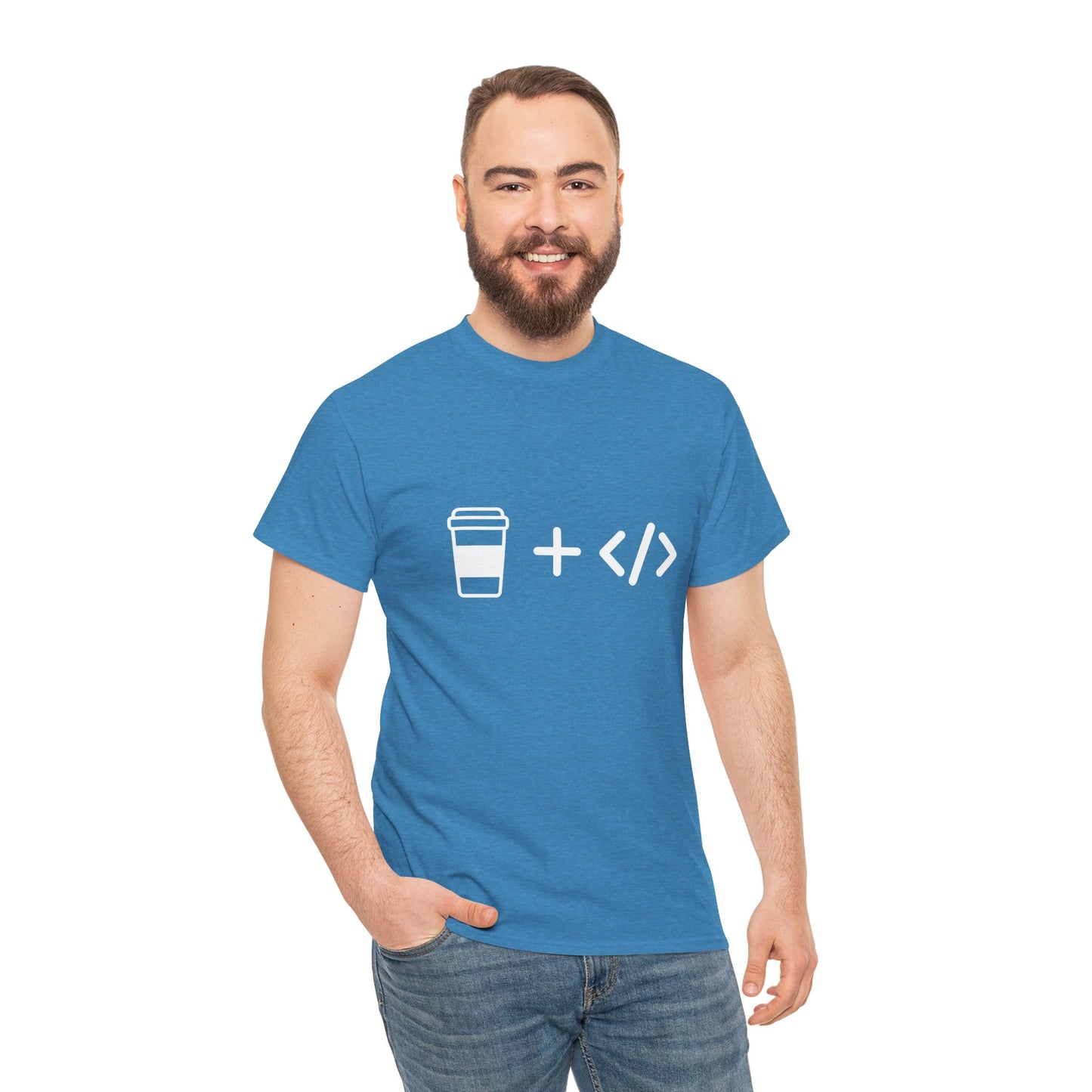 Coffee and Code Cotton Tee