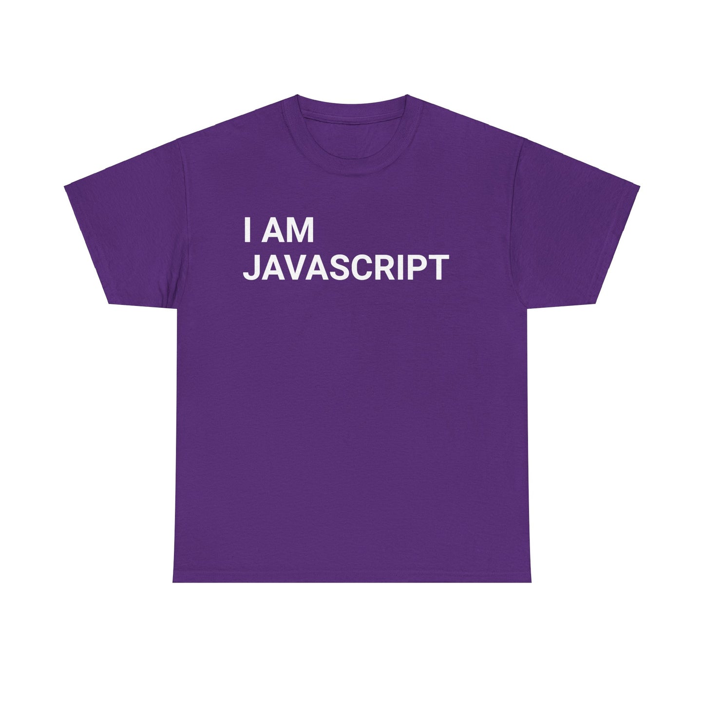 I am JavaScript Cotton Tee