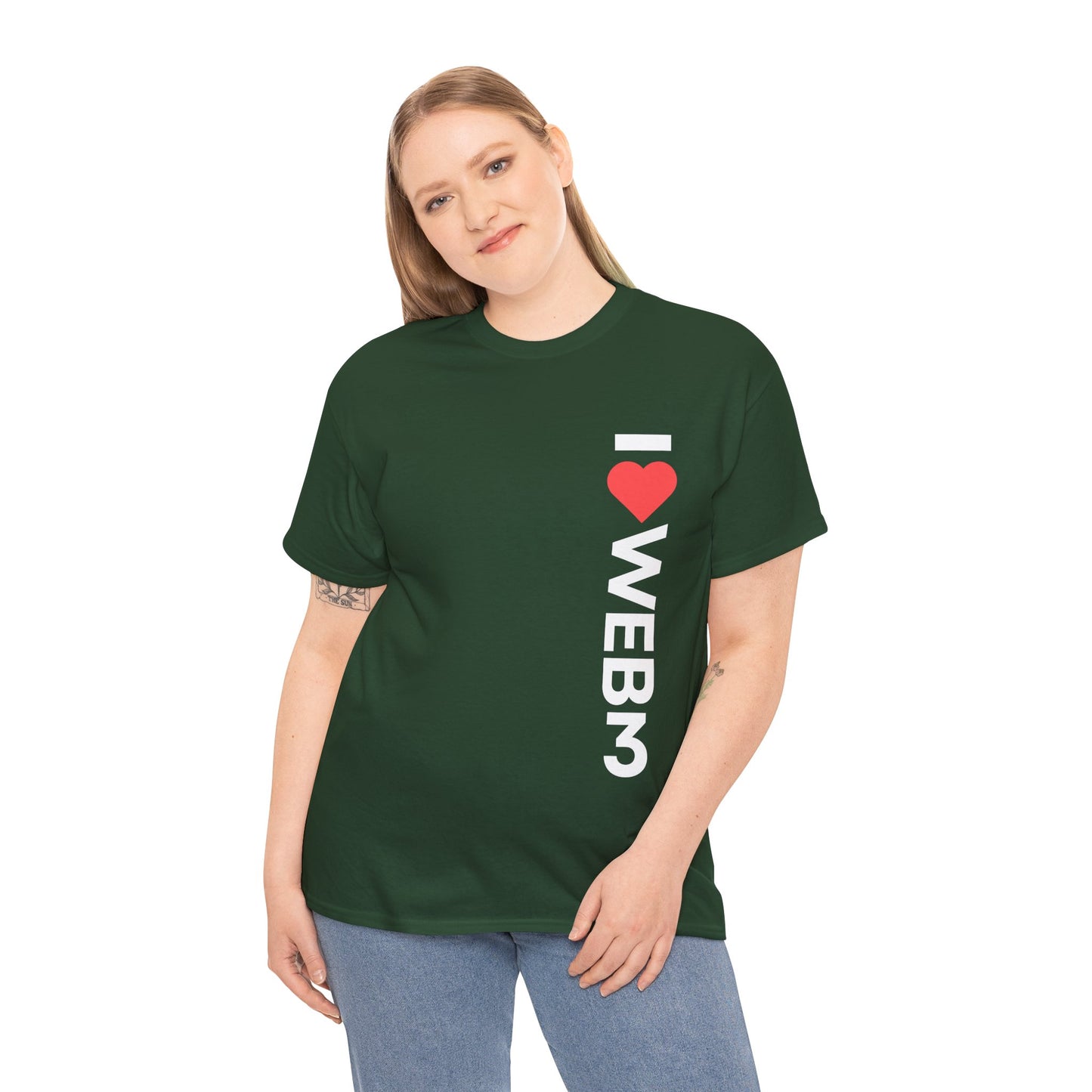 I <3 WEB3 Cotton Tee