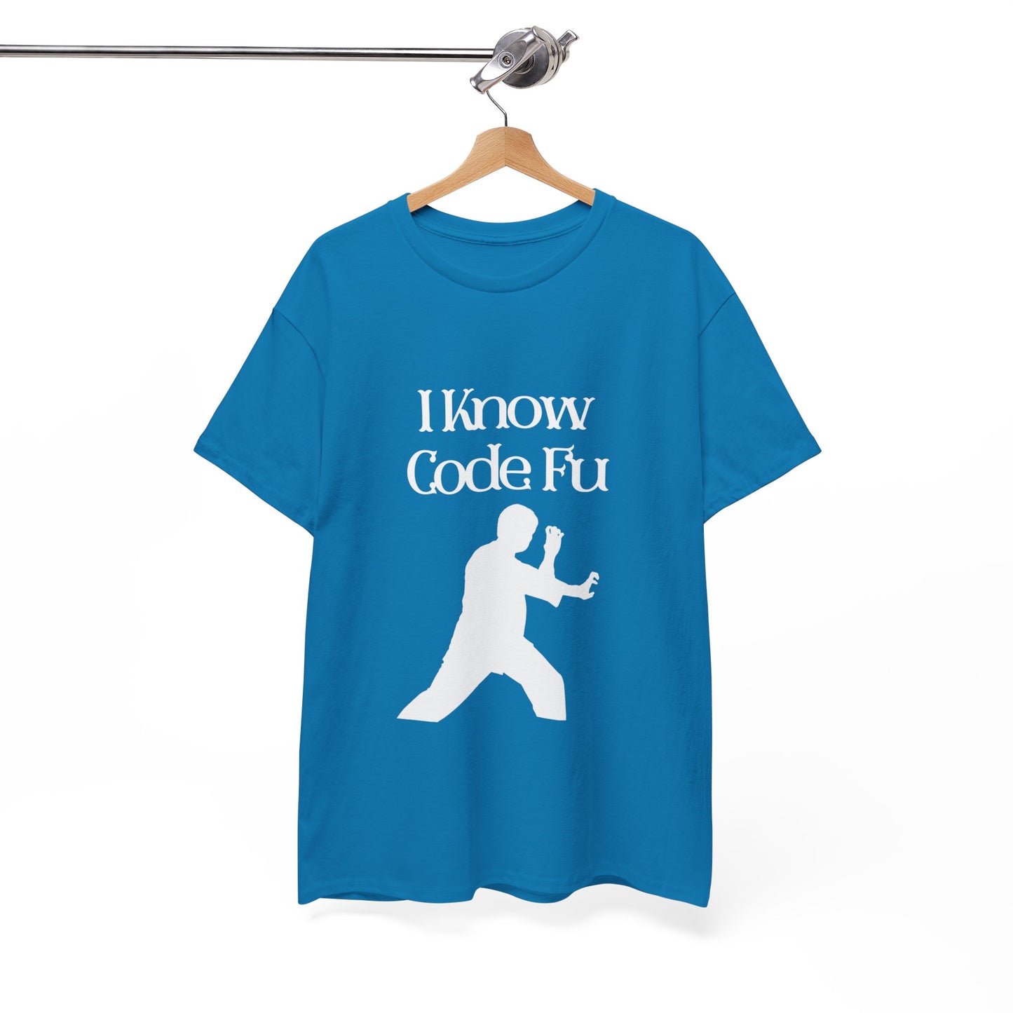 I Know Code Fu Cotton Tee