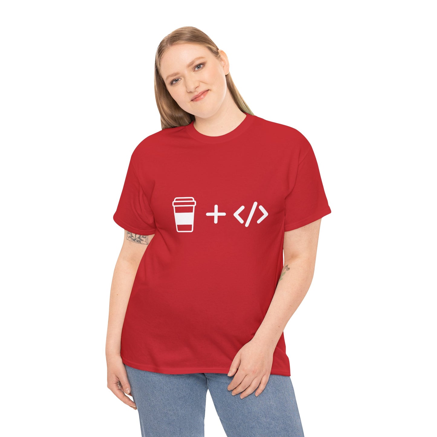 Coffee and Code Cotton Tee
