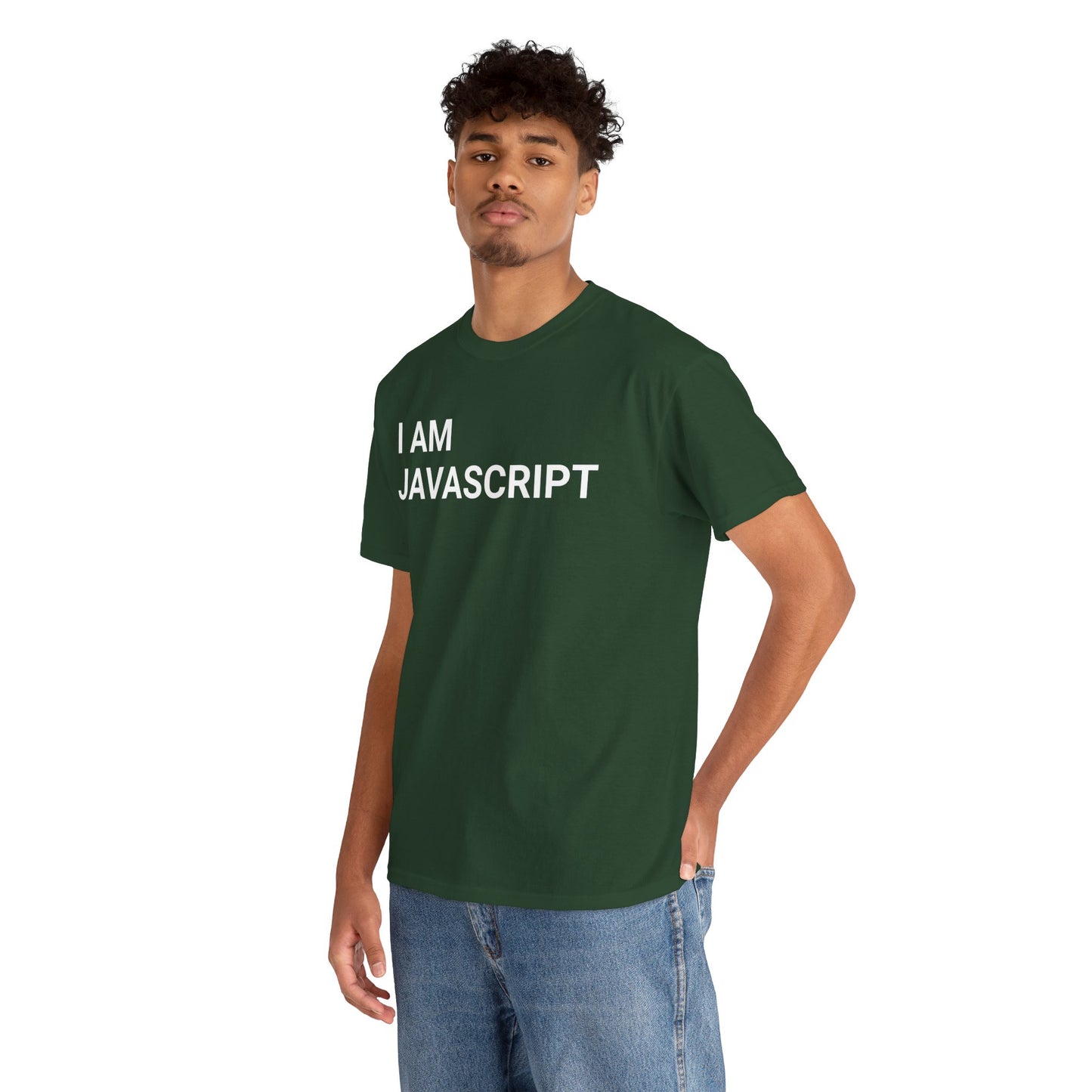 I am JavaScript Cotton Tee