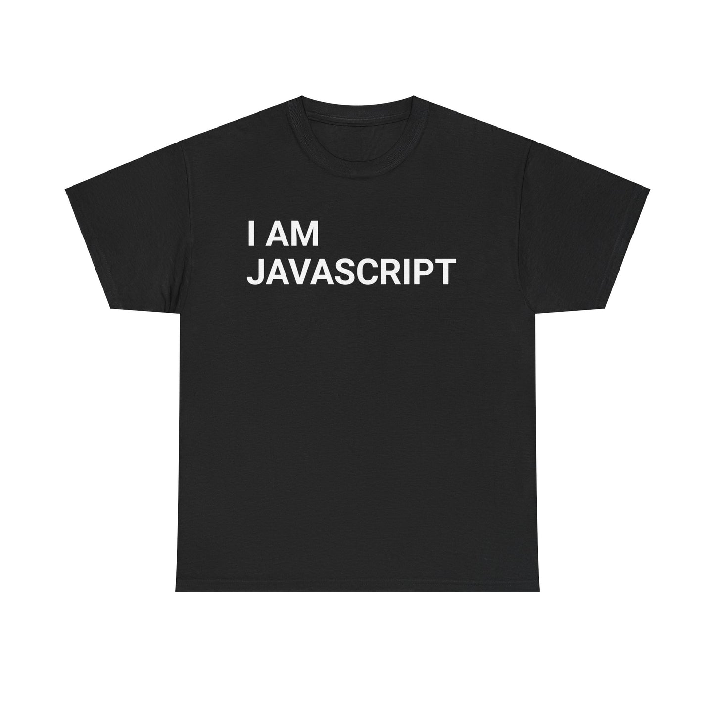 I am JavaScript Cotton Tee