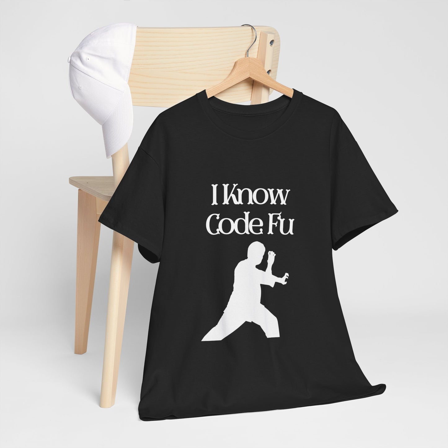 I Know Code Fu Cotton Tee