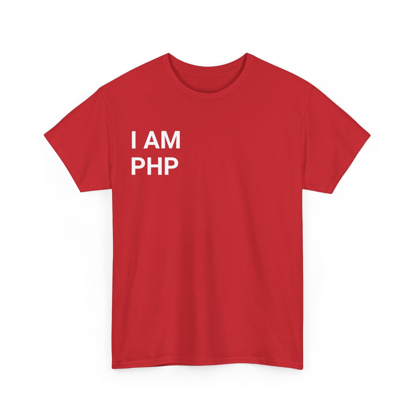 I am PHP Cotton Tee - Colour