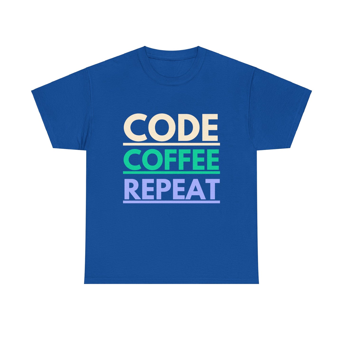 Code Coffee Repeat Cotton Tee