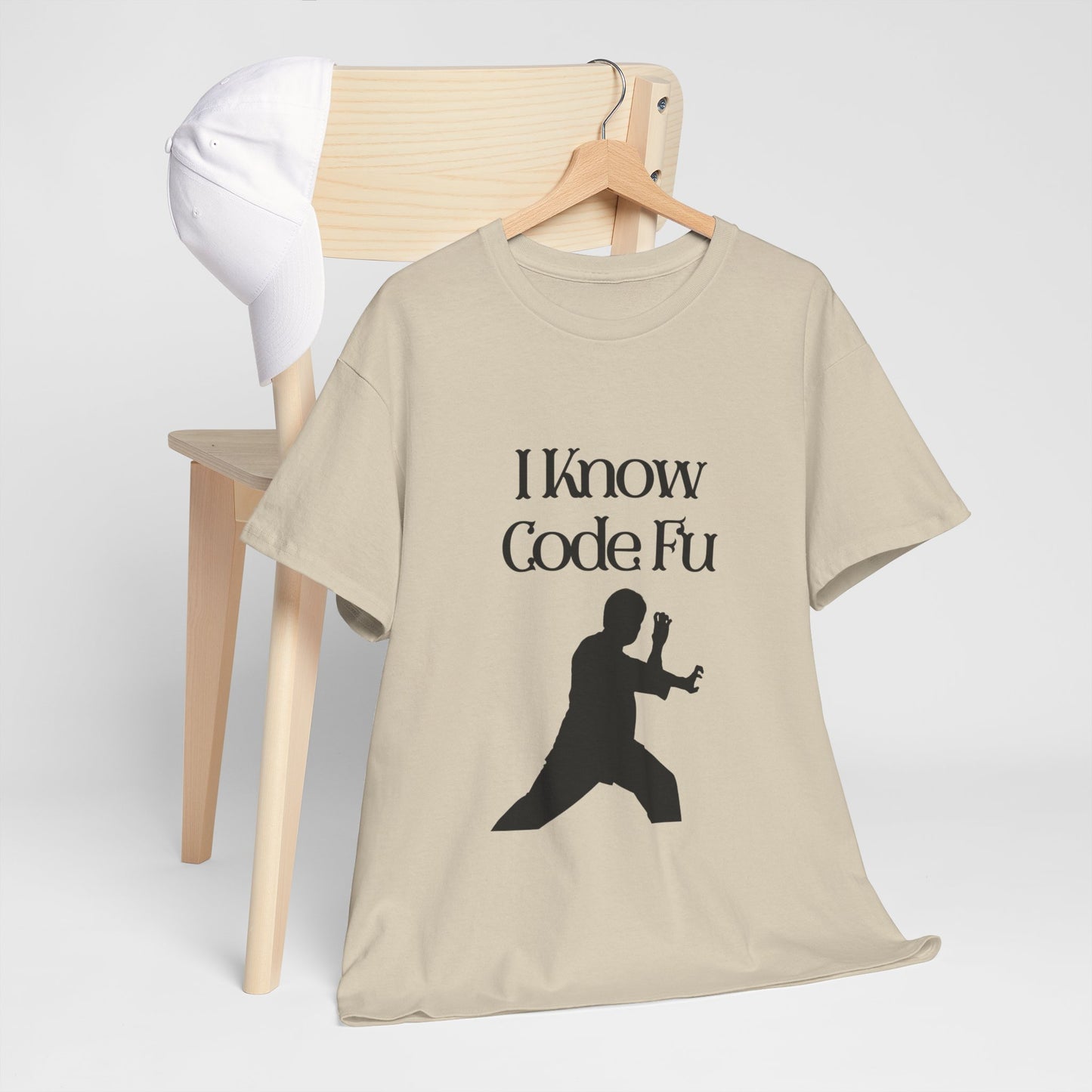 I Know Code Fu Cotton Tee