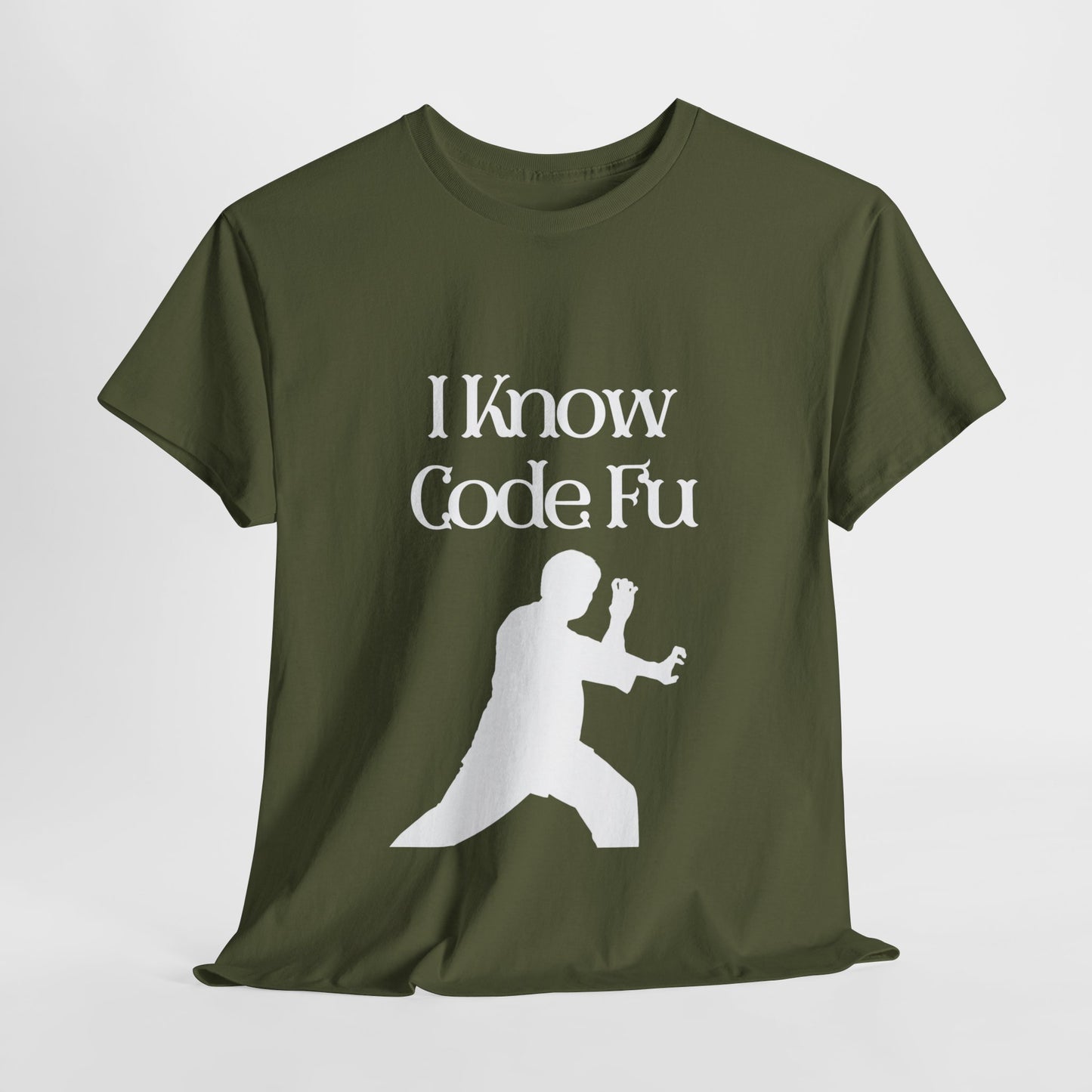 I Know Code Fu Cotton Tee