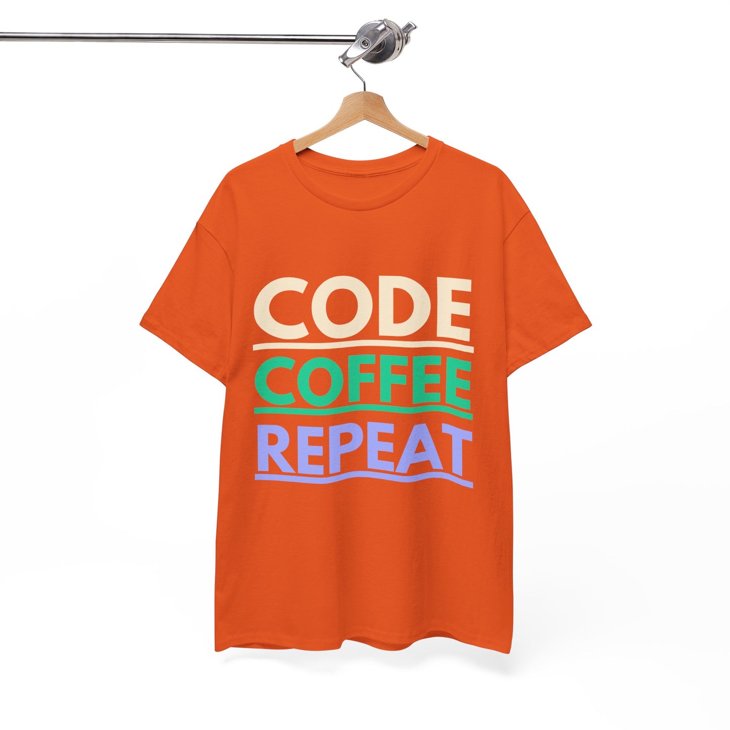 Code Coffee Repeat Cotton Tee