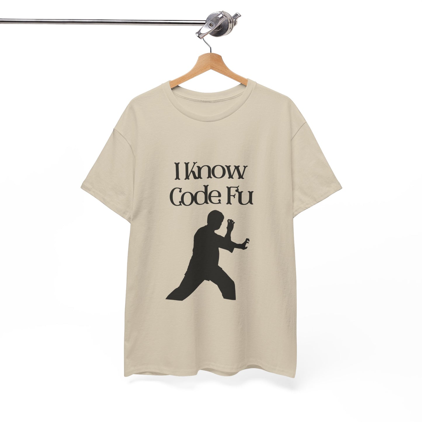 I Know Code Fu Cotton Tee