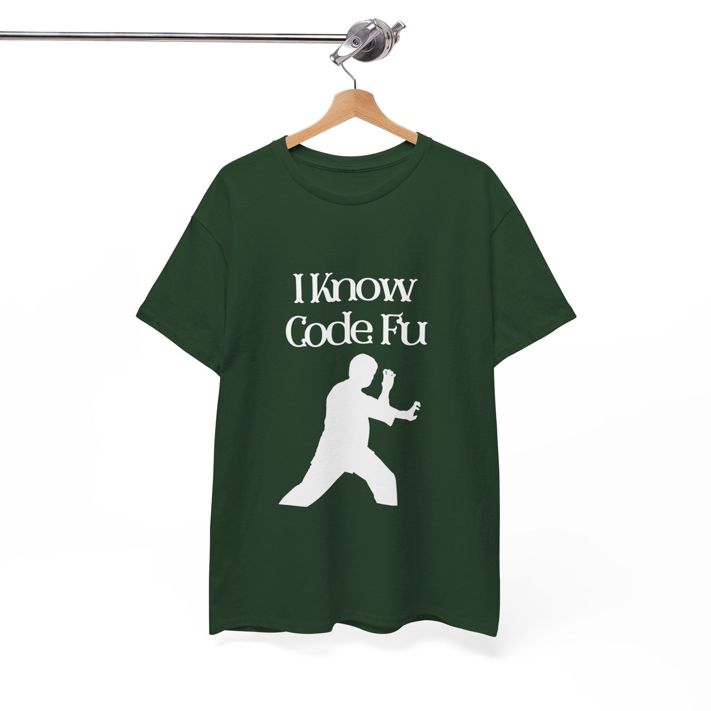 I Know Code Fu Cotton Tee