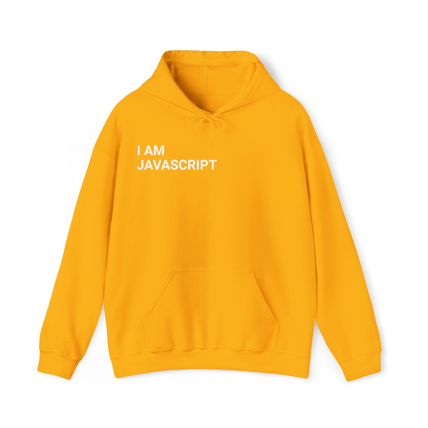 I am JavaScript Unisex Hoodie - Coder Cave