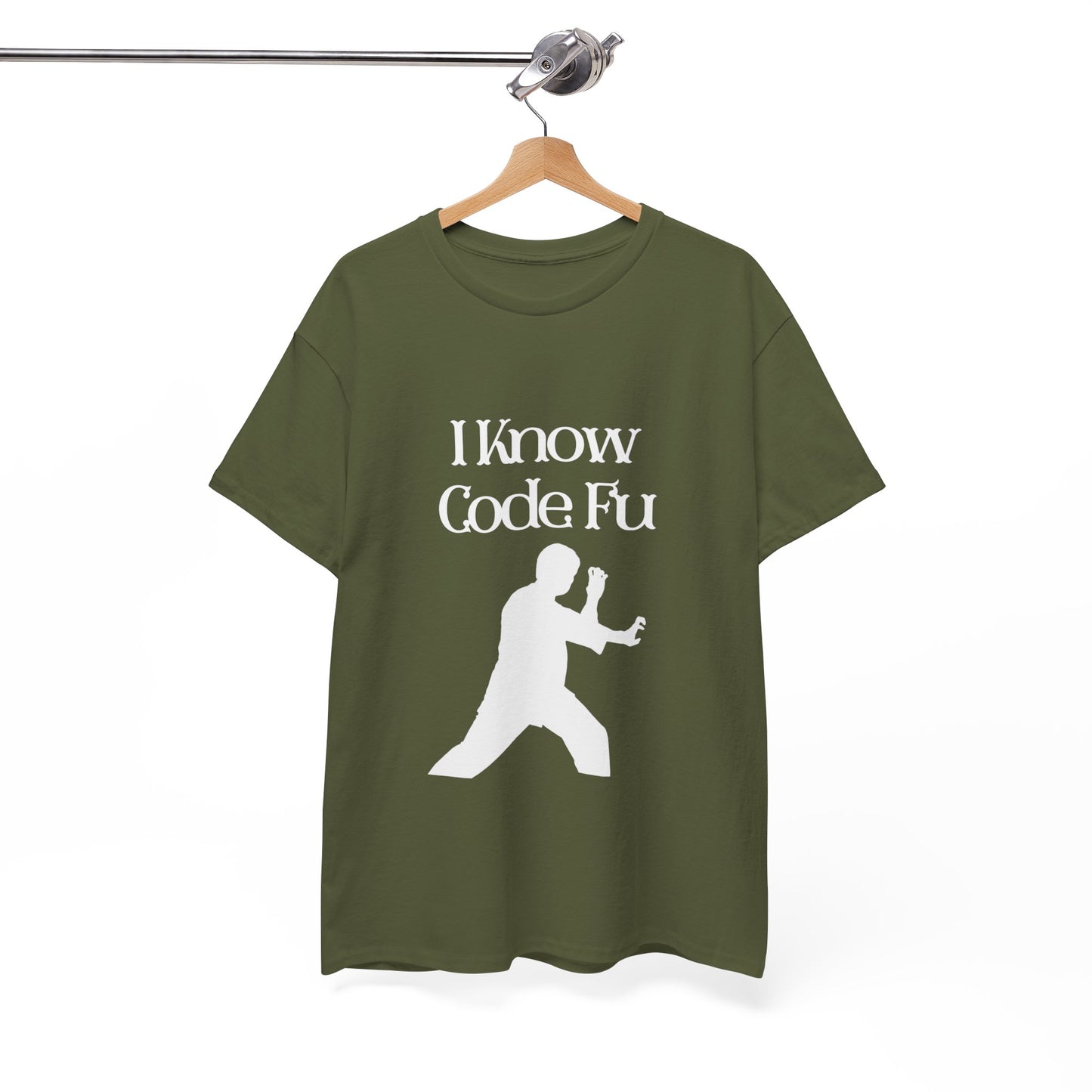 I Know Code Fu Cotton Tee