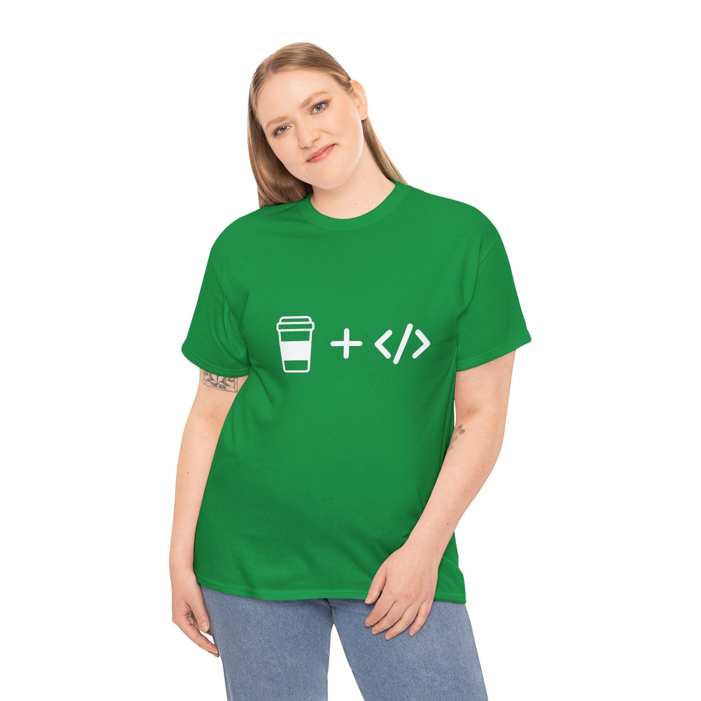 Coffee and Code Cotton Tee