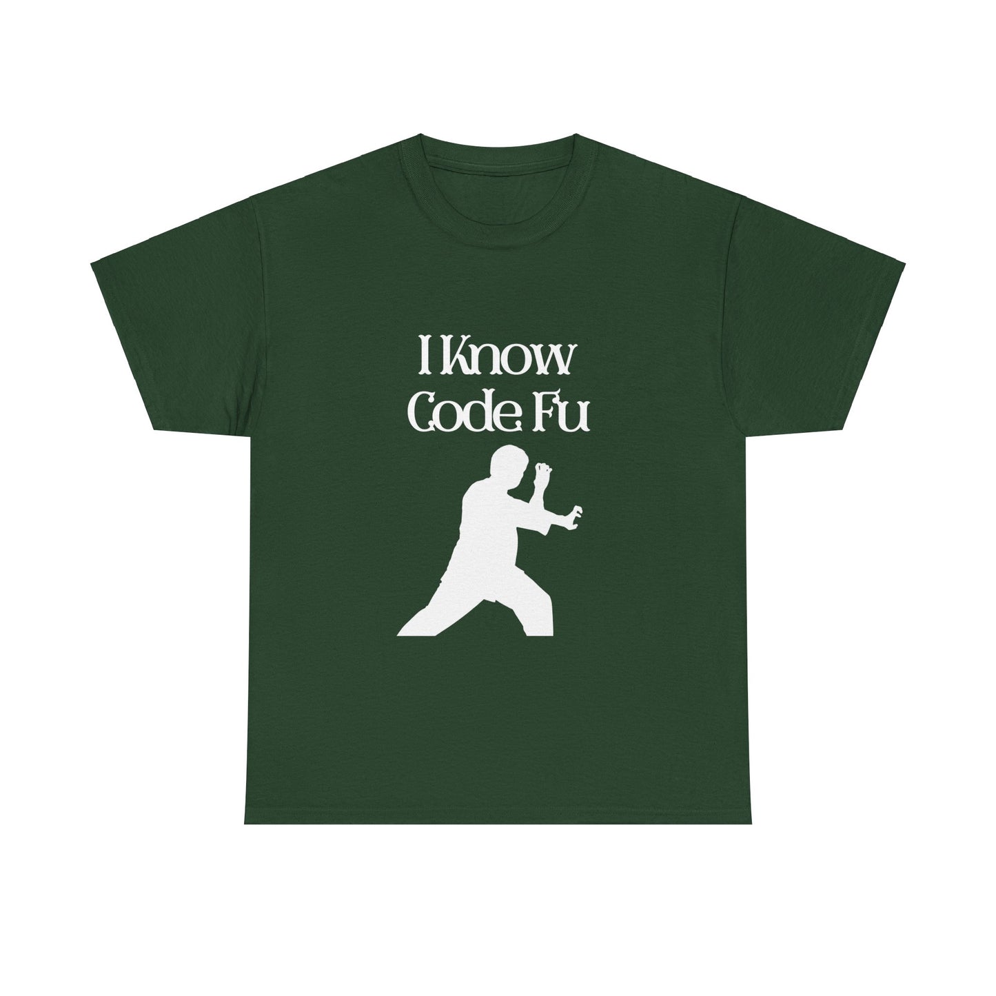 I Know Code Fu Cotton Tee