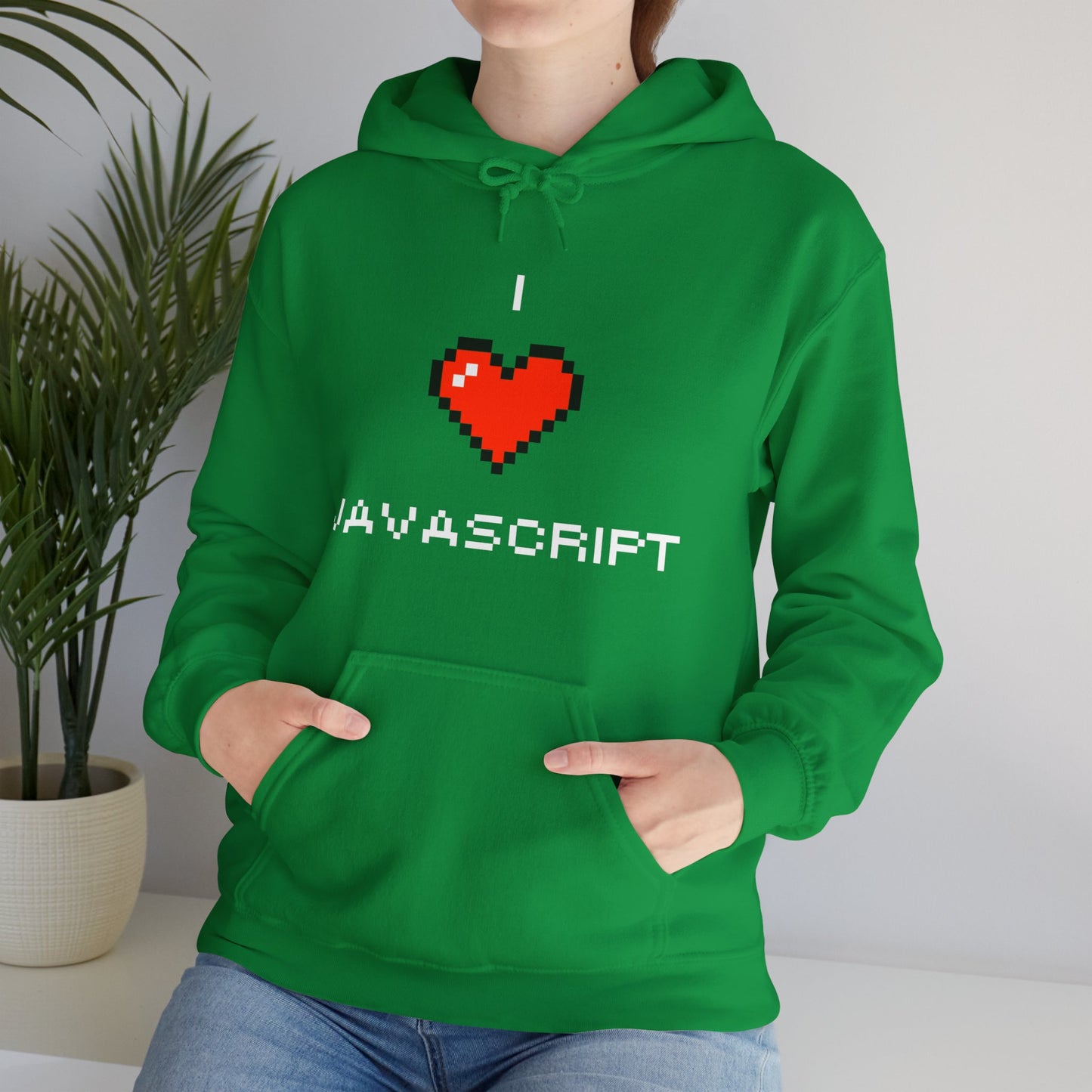 I Heart JavaScript Unisex Hoodie