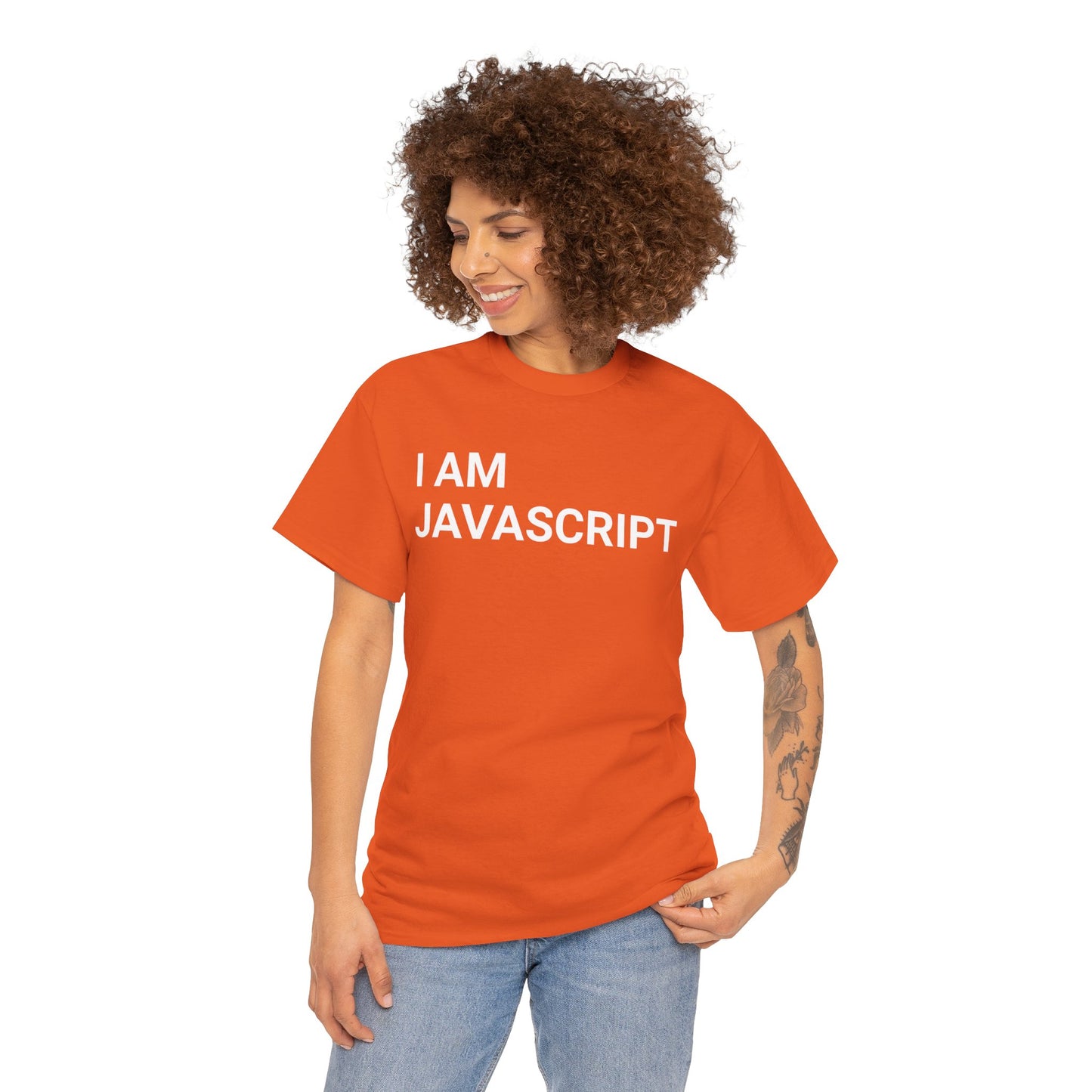 I am JavaScript Cotton Tee