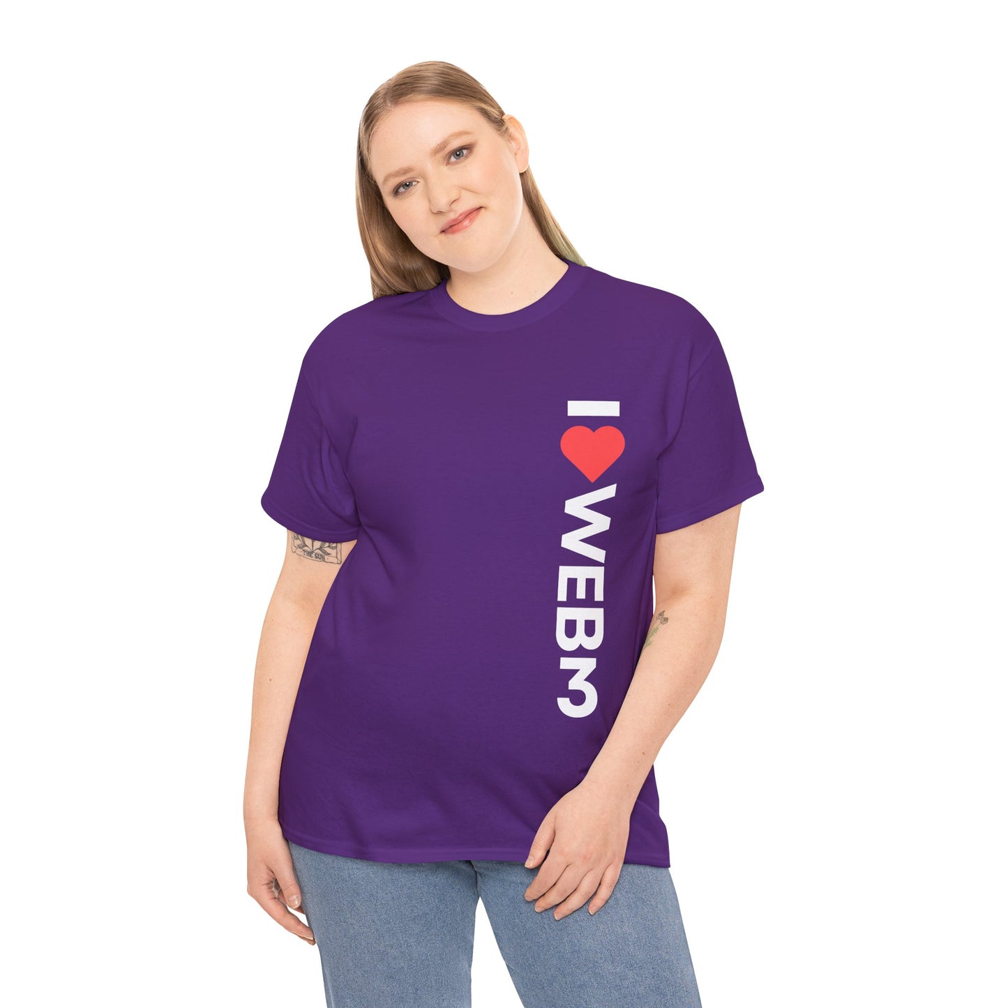 I <3 WEB3 Cotton Tee