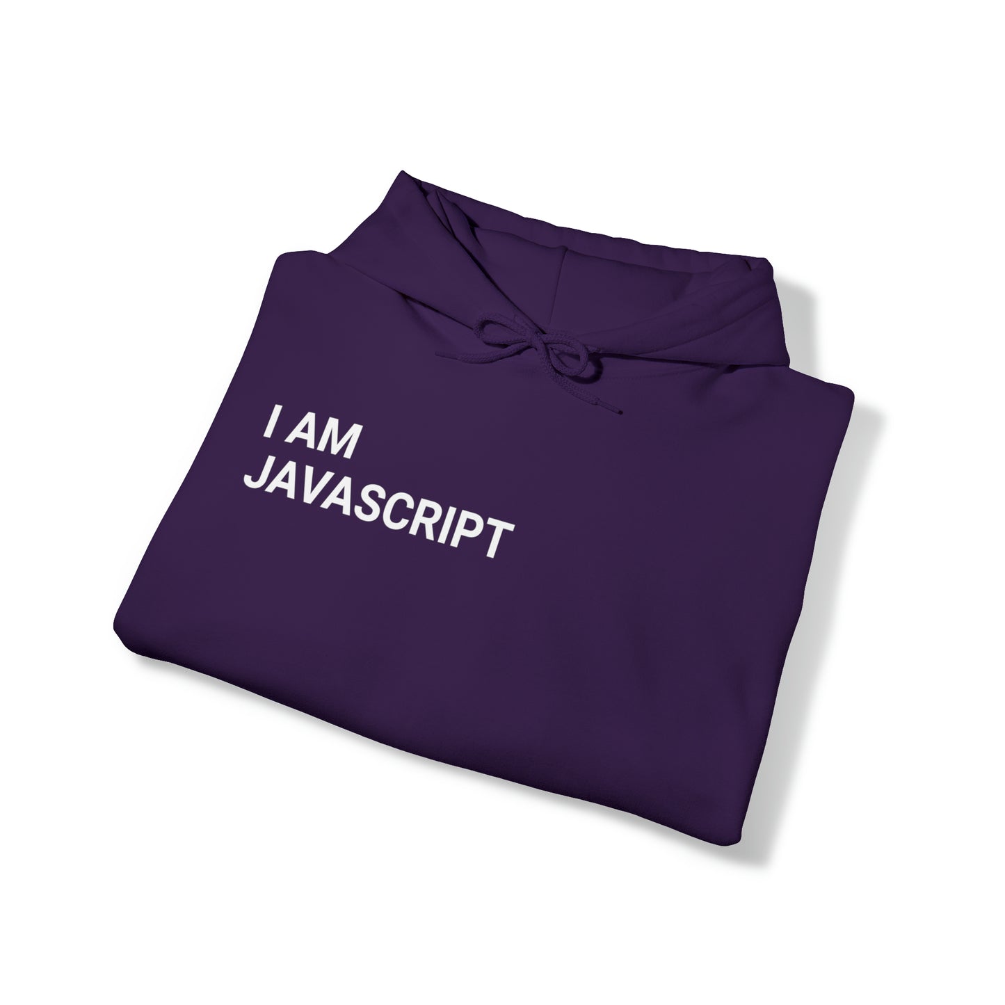 I am JavaScript Unisex Hoodie - Coder Cave