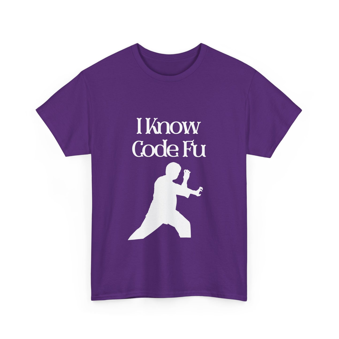 I Know Code Fu Cotton Tee