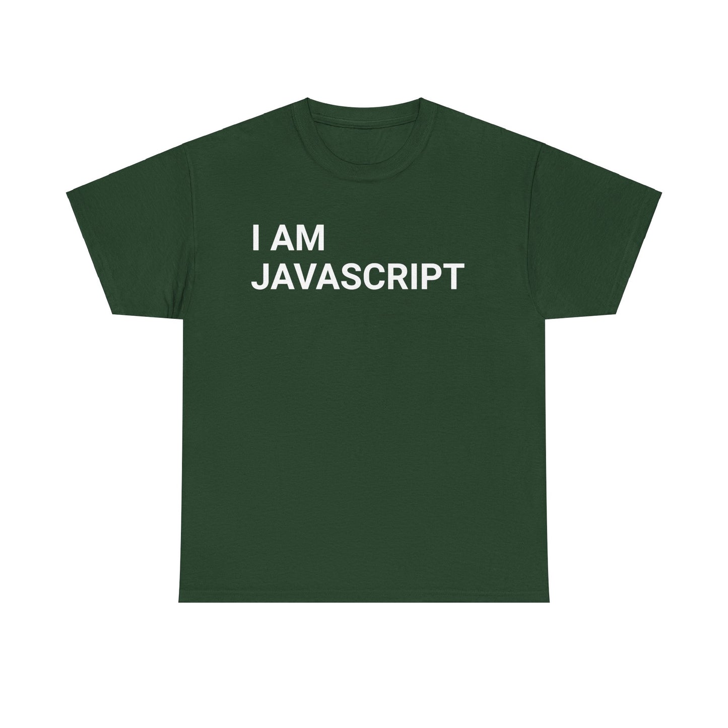 I am JavaScript Cotton Tee