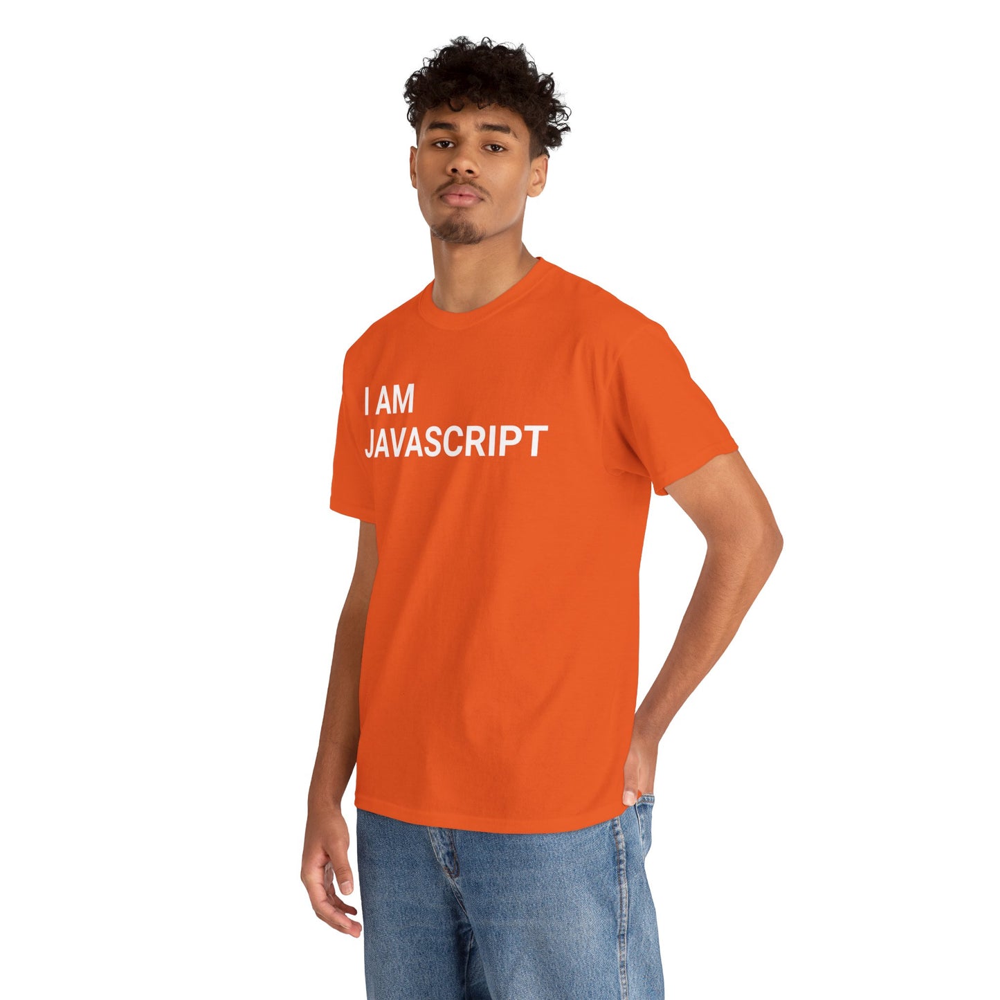 I am JavaScript Cotton Tee