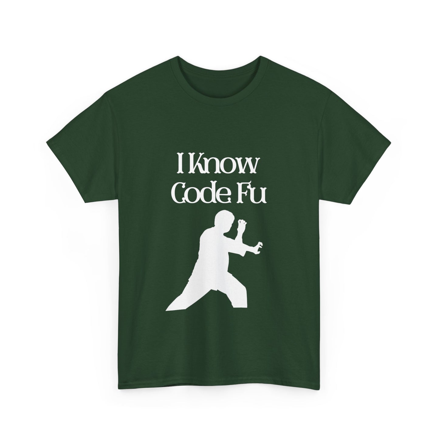 I Know Code Fu Cotton Tee