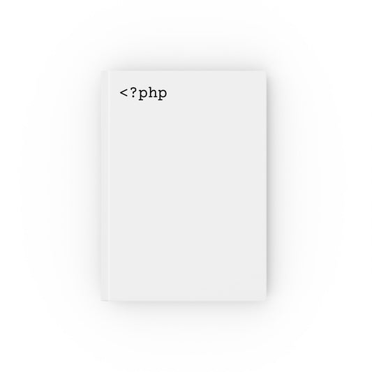 PHP Tag Hard Backed Journal