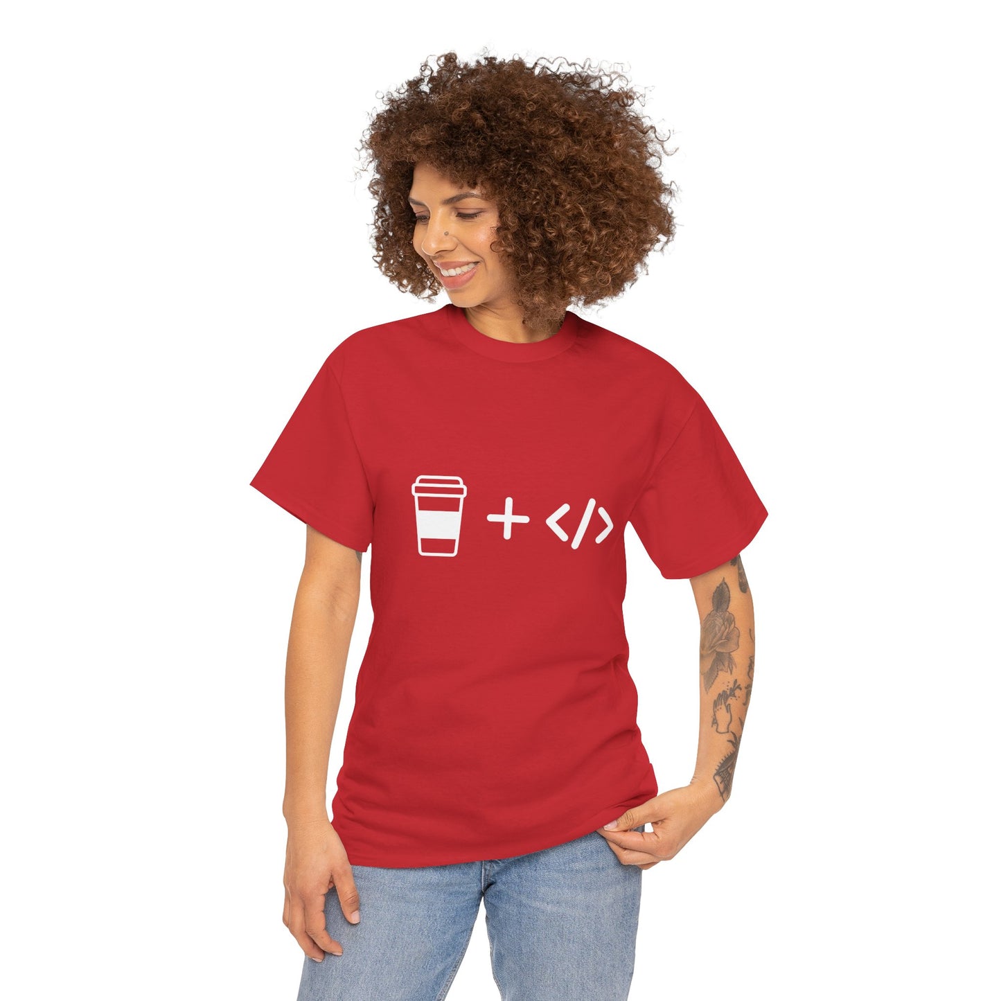 Coffee and Code Cotton Tee