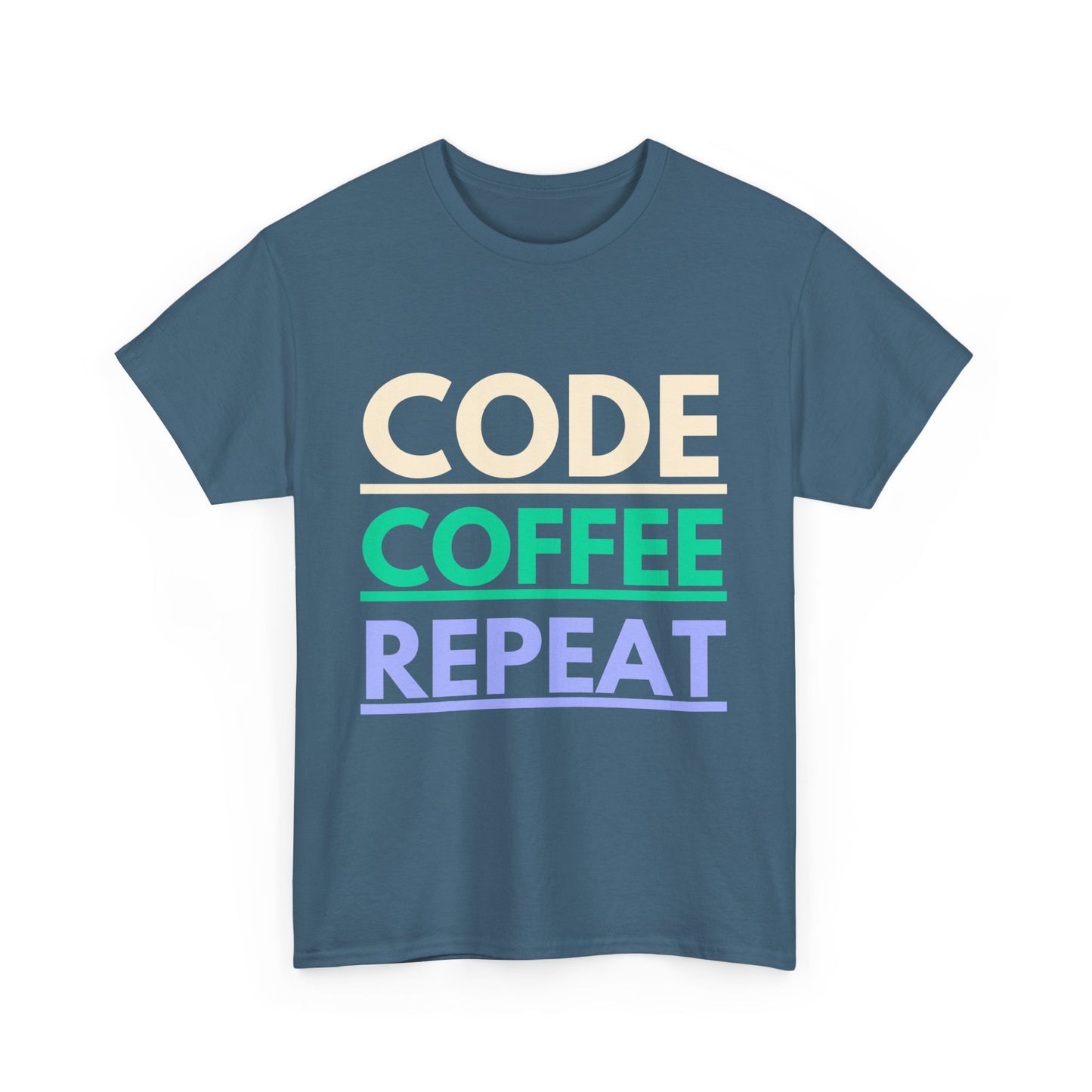 Code Coffee Repeat Cotton Tee
