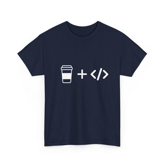 Coffee and Code Cotton Tee