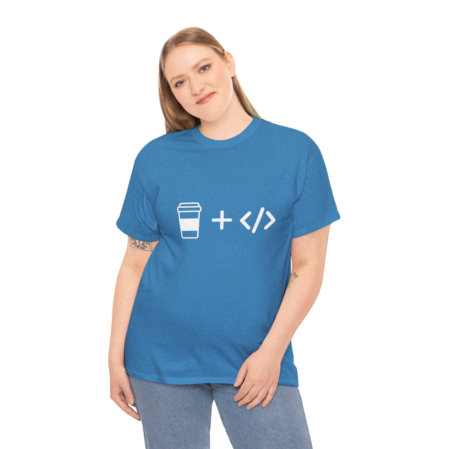 Coffee and Code Cotton Tee