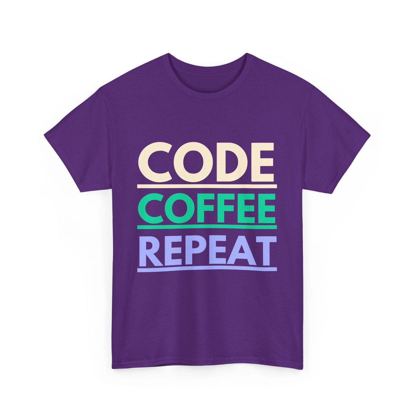 Code Coffee Repeat Cotton Tee