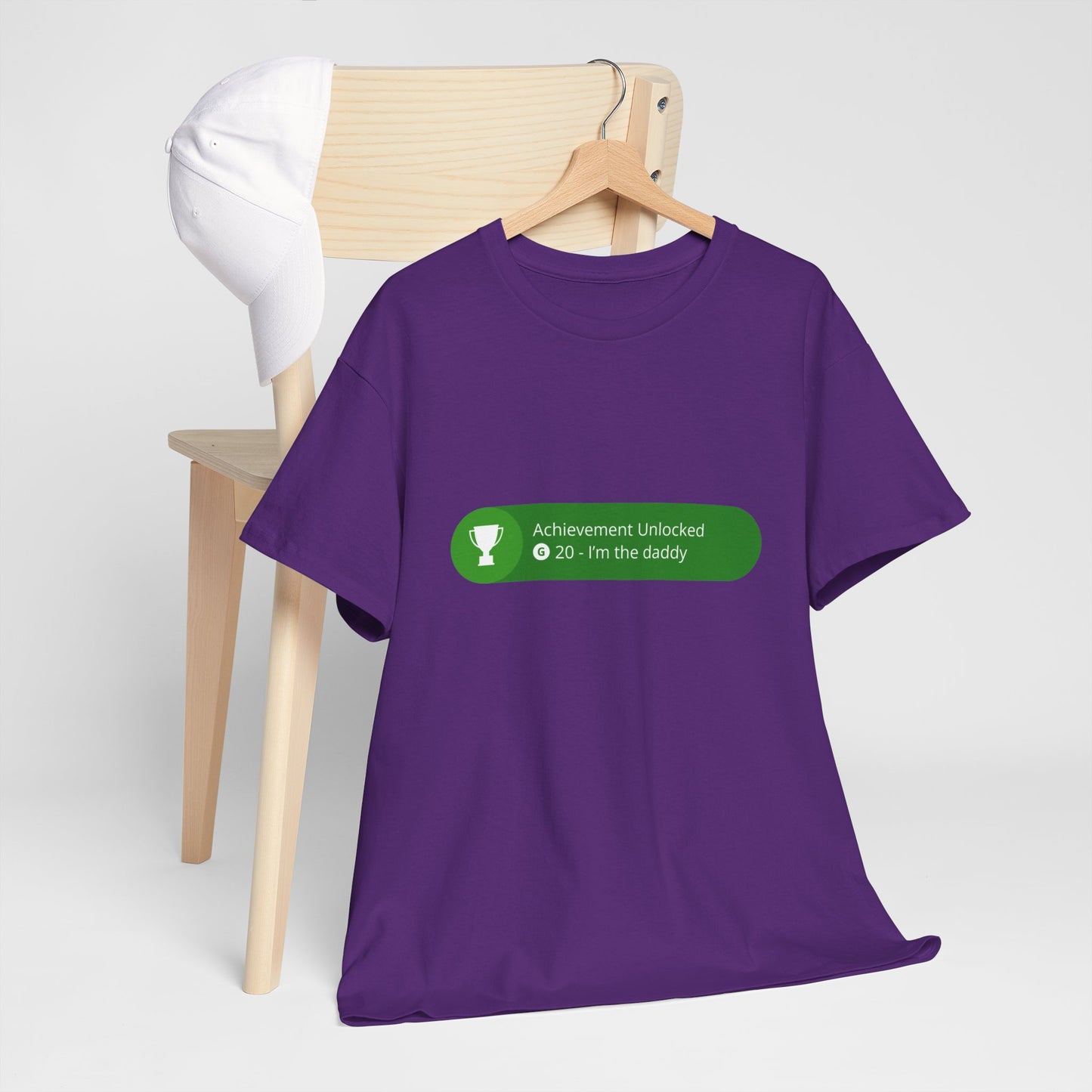 Achievement Unlocked - I'm The Daddy Cotton Tee