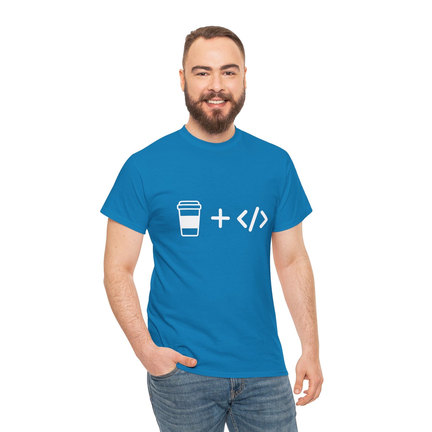 Coffee and Code Cotton Tee