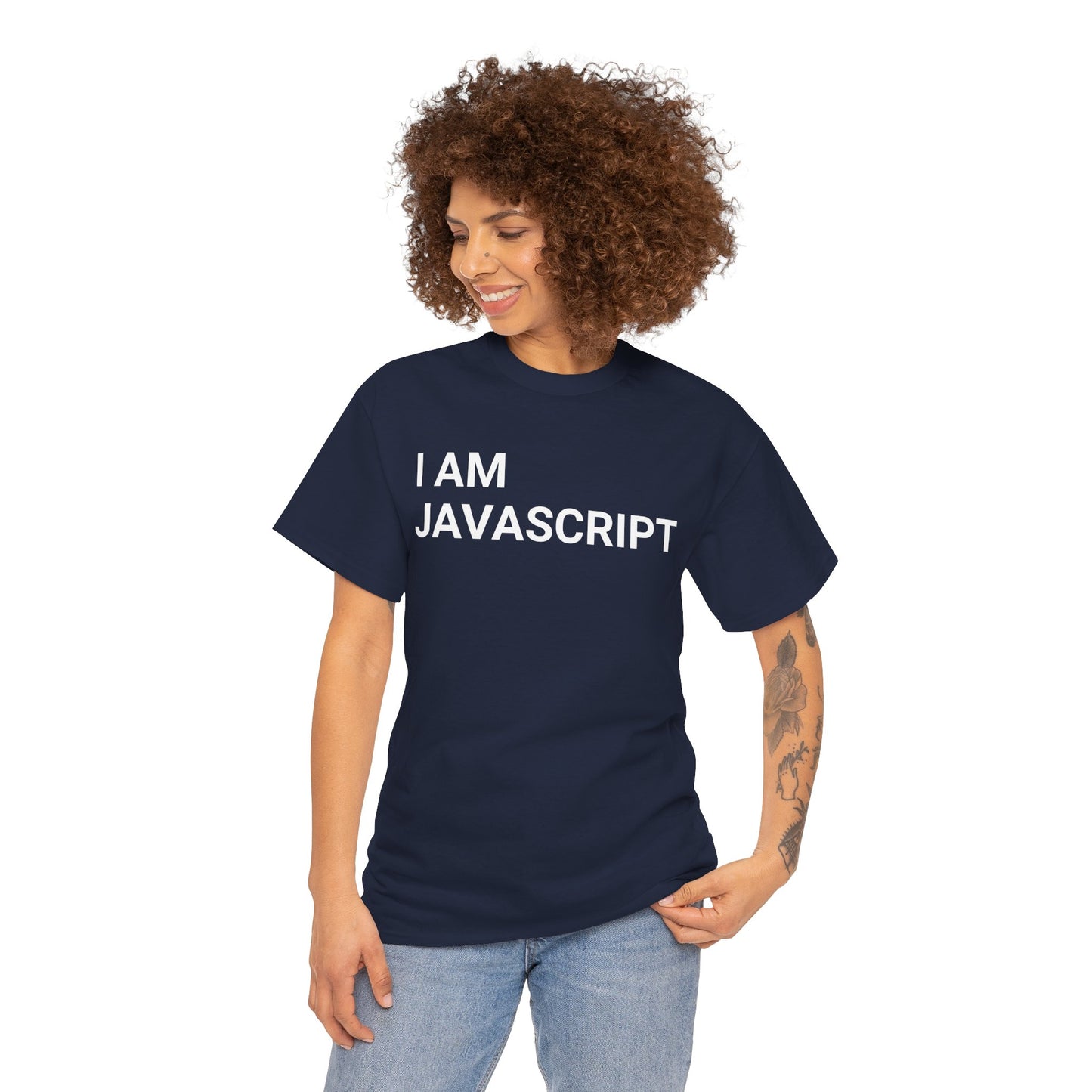 I am JavaScript Cotton Tee