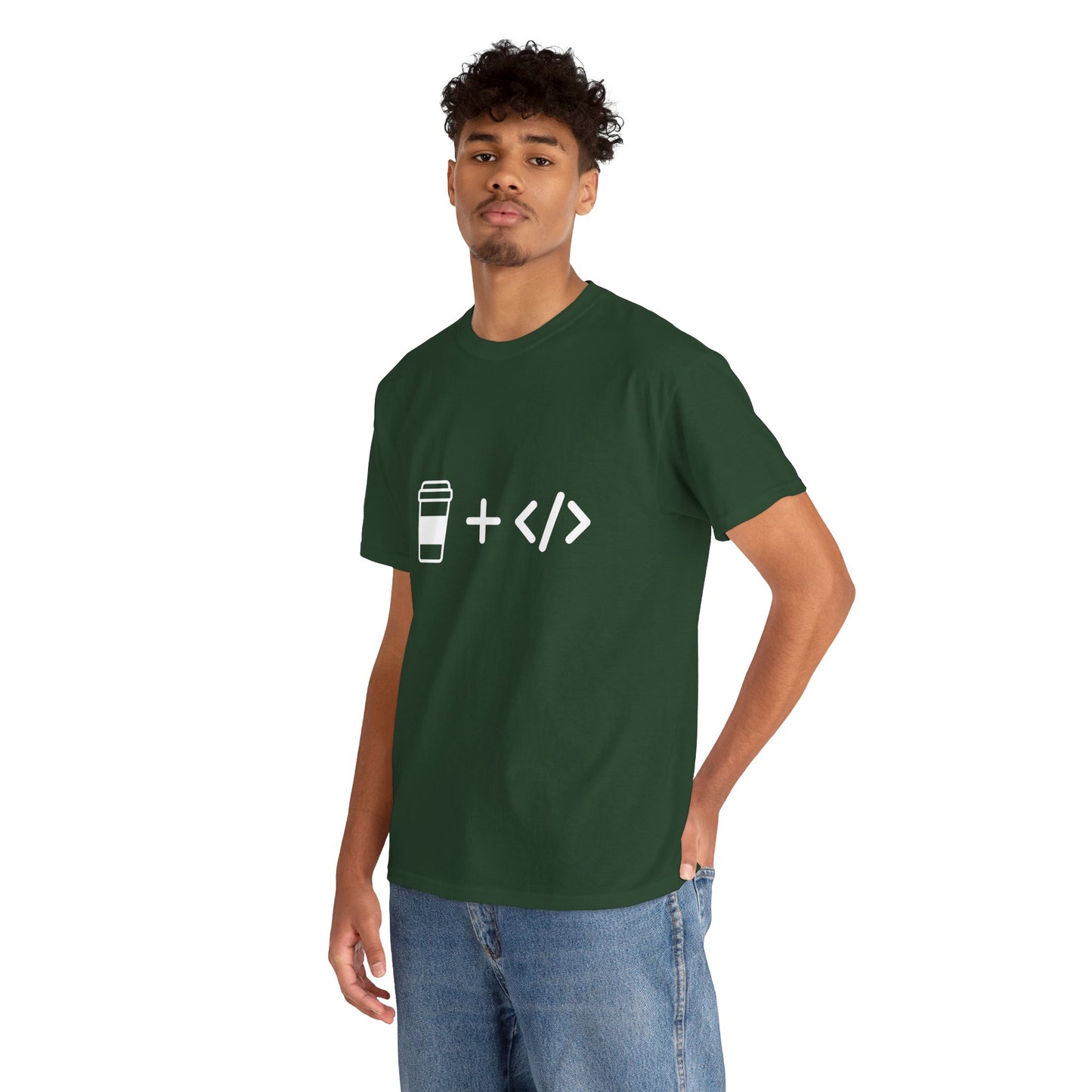 Coffee and Code Cotton Tee