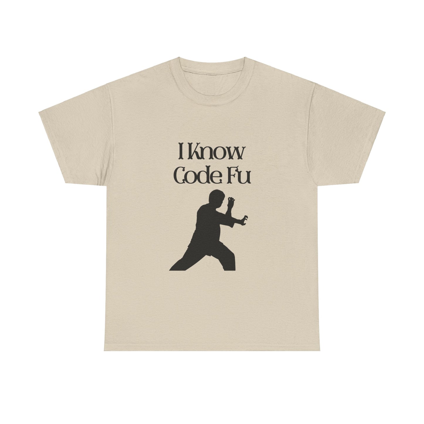 I Know Code Fu Cotton Tee