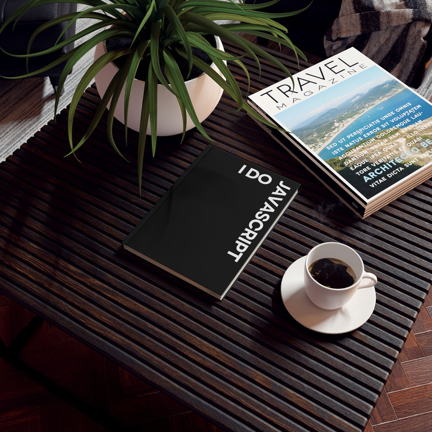 I Do JavaScript Black A5 Notebook