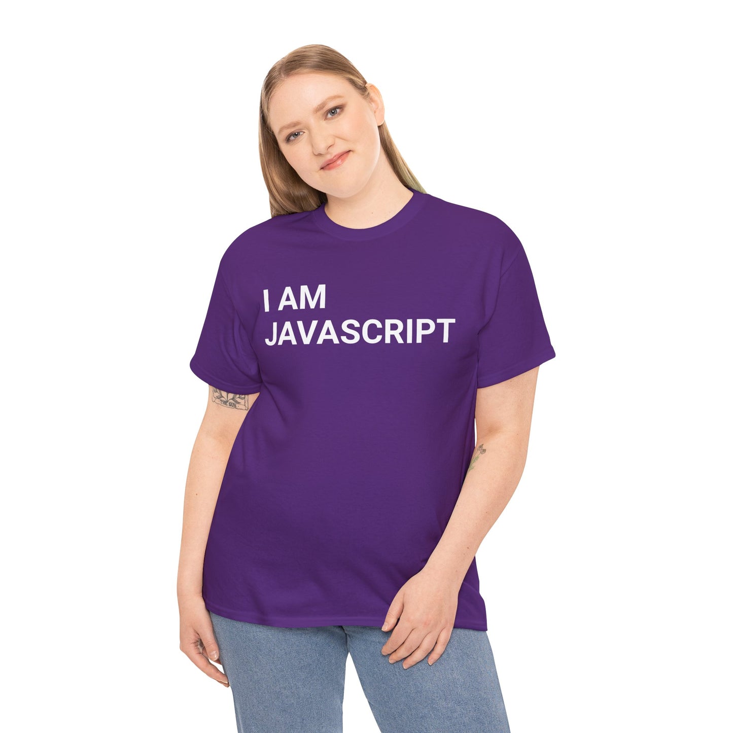 I am JavaScript Cotton Tee