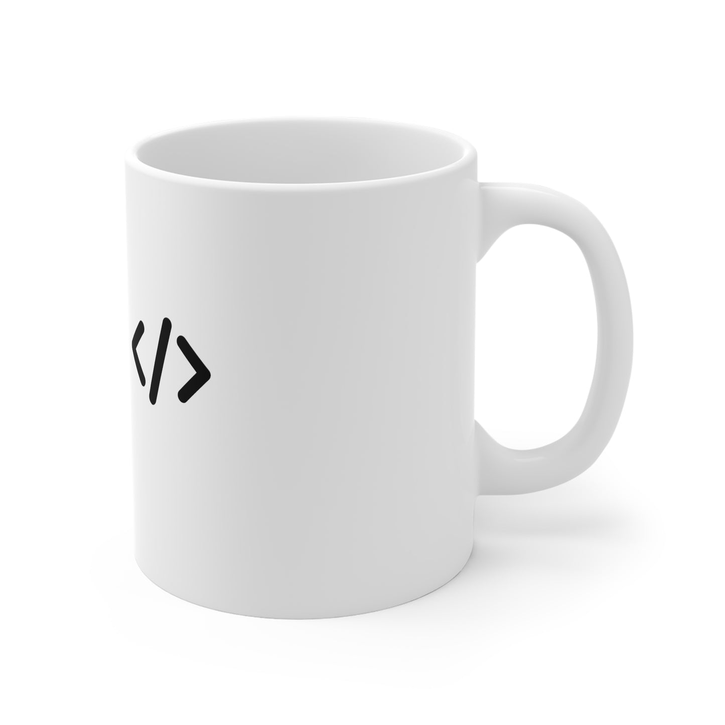 Coffee and Code 11oz White Mug