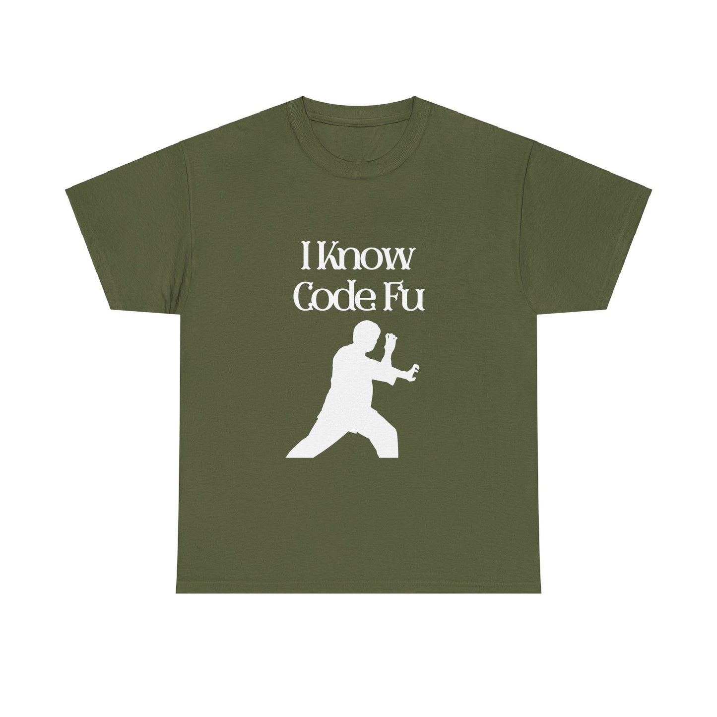 I Know Code Fu Cotton Tee