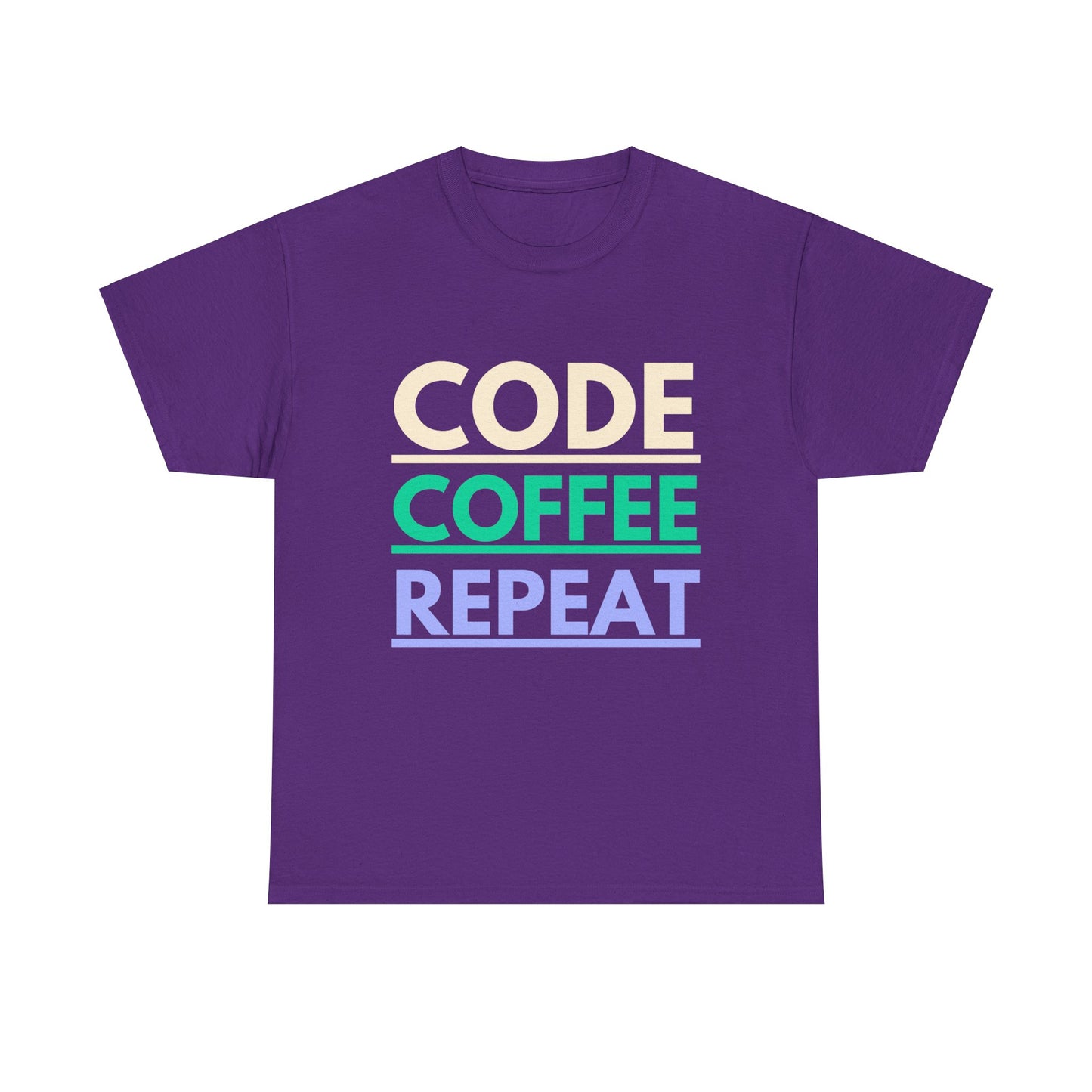 Code Coffee Repeat Cotton Tee