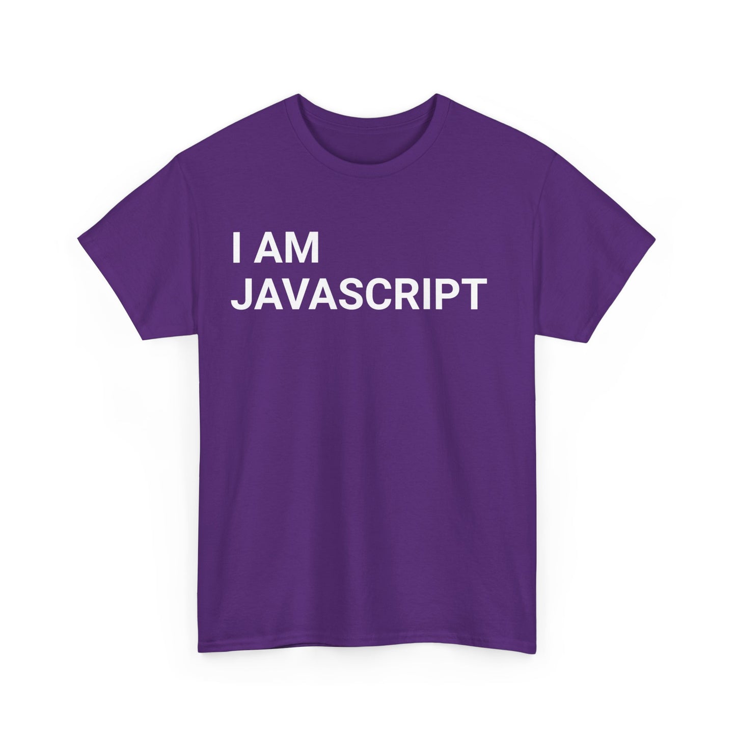 I am JavaScript Cotton Tee