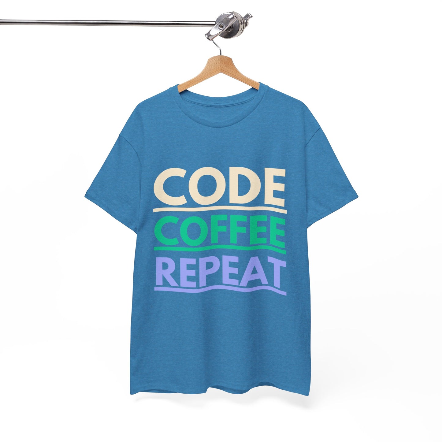 Code Coffee Repeat Cotton Tee